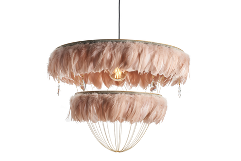 Coldharbour Lights Feather Chandelier Light Shades